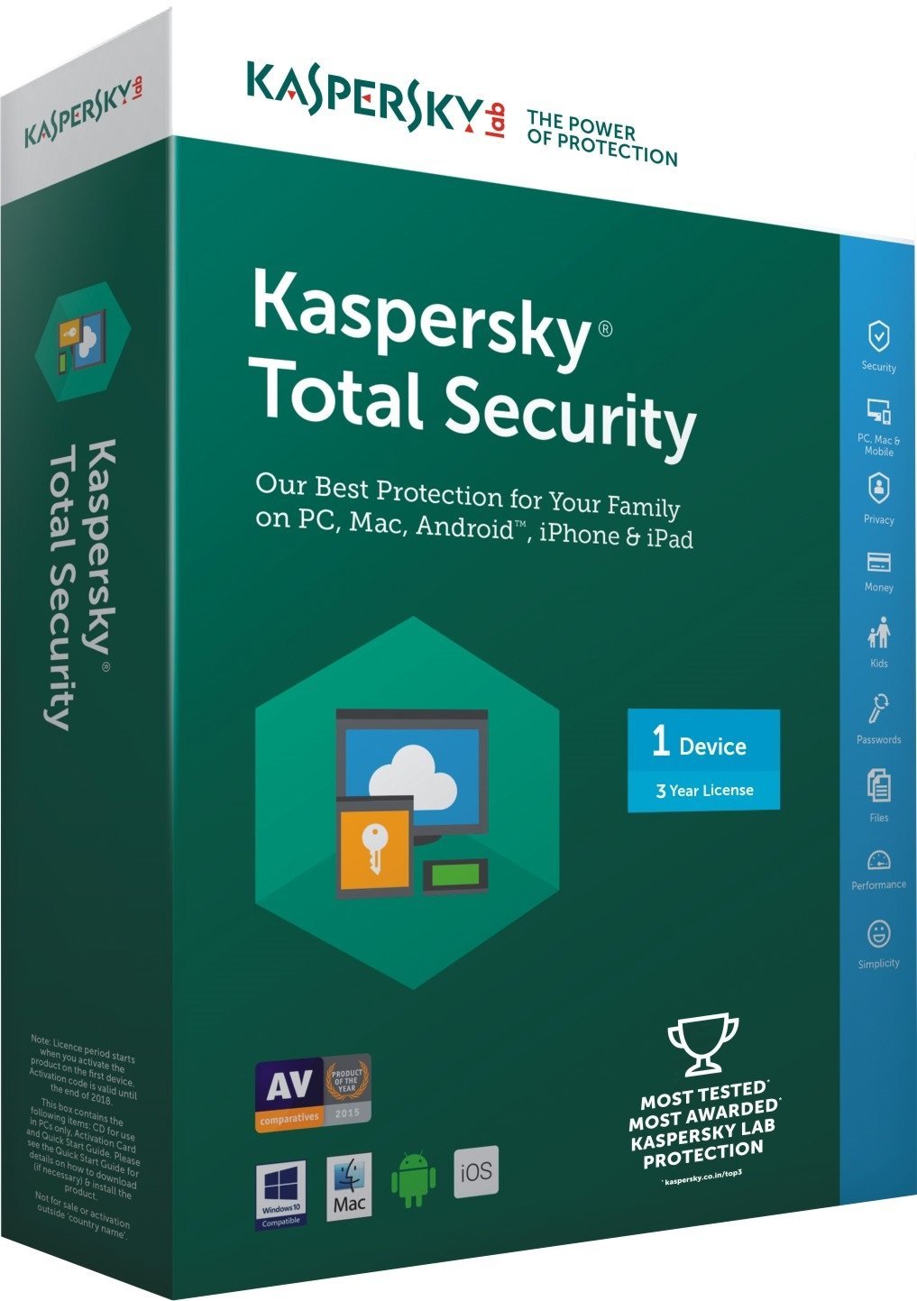 KASPERSKY Total Security - 1 PC for 3 Years