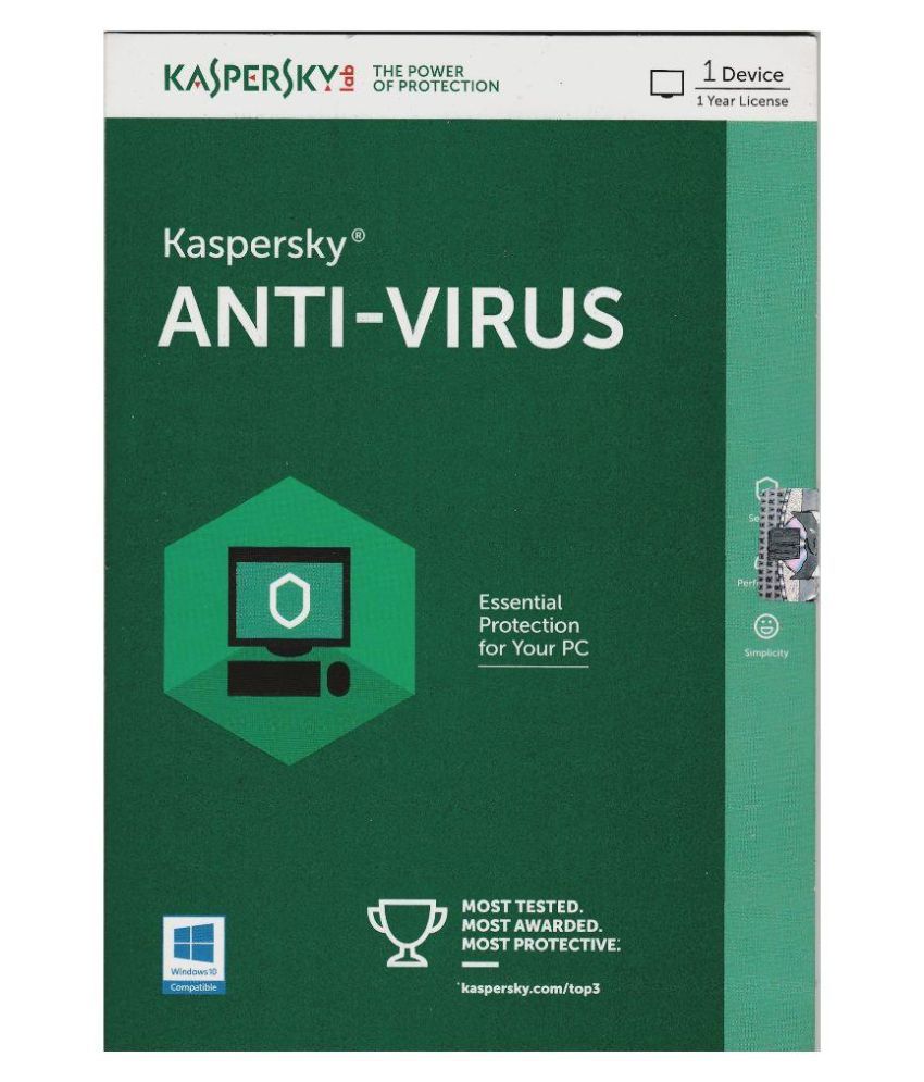KASPERSKY Anti-Virus Latest Version - 1 PC, 1 Year