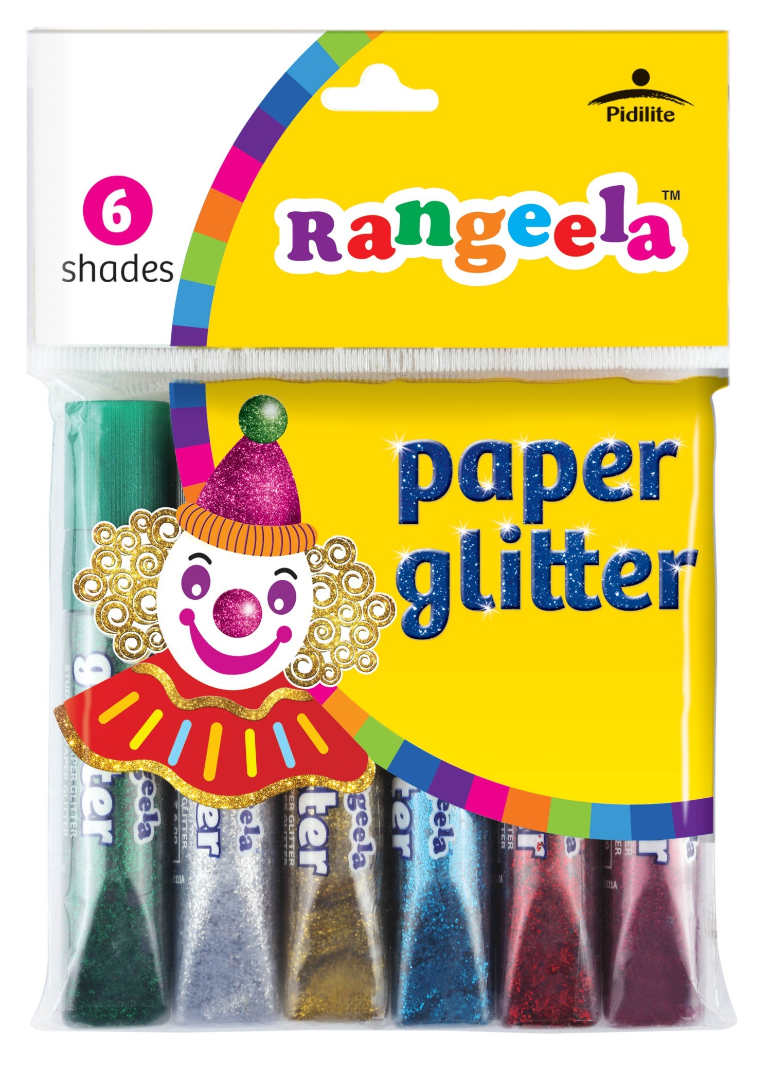 Rangeela Paper Glitter, 6 Shades