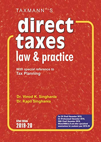 Direct Taxes Law & Practice  With special reference to Tax Planning