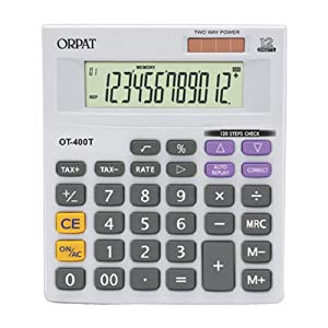 Orpat OT-400GT Check & Correct Basic Calculator