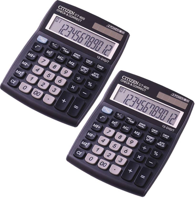 Citizen |Pack of 2| CT-600J Stealodeal |Pack of 2| CT-600J Basic Calculator
