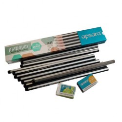 Apsara platinum extra dark pencils