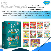 LKG EXPLORER BACKPACK SET OF 10 BOOKS by SAWAN