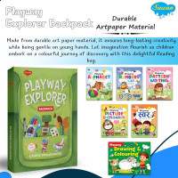 PLAYWAY EXPLORER BACKPACK SET OF 6 BOOKS by SAWAN