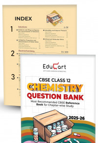 Educart CBSE Question Bank Class 12 Physics, Chemistry, Mathematics and English