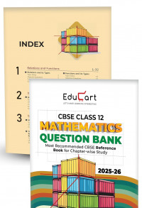Educart CBSE Question Bank Class 12 Physics, Chemistry, Mathematics and English