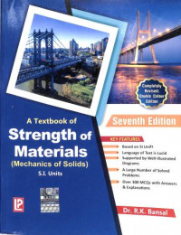 A Textbook of Strength of Materials Mechanics of Solids 7th Edition