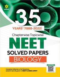 35 Years NEET Solved Papers Biology
