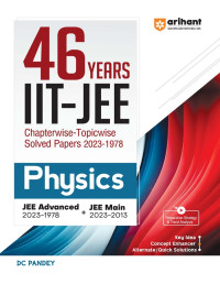 46 Years' Chapterwise Topicwise Solved Papers (Arihant Publishers) 2024