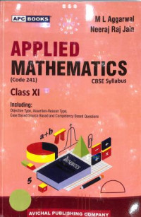 APC Applied Mathematics CBSE Class 11 By M L Aggarwal