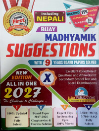 Bijay Madhyamik Suggestions 2027 Class 10 (English Medium)