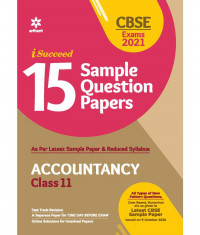 CBSE 15 Sample Paper ACCOUNTANCY for class 11th