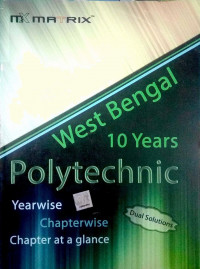 CST (IT) 6th Semester MATRIX (Polytechnic) Organizer 2023