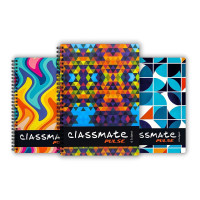 Classmate Pulse 6 Subject Notebook Pack of 3