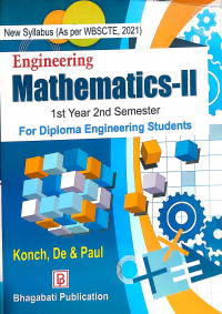 ENGINEERING MATHEMATICS KONCH and DE For Diploma Engineering Students