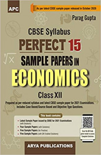 Economics  for class 12th CBSE 15 SAMPLE PAPER 2023