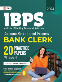 GKP IBPS 2024-20 Practice Papers for Bank Clerk Recruitment Phase-I