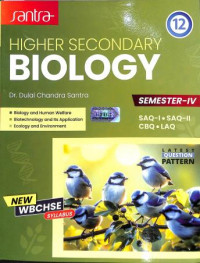 Higher Secondary Biology Class 12 Semester 4 By Dr Dulal Chandra Santra