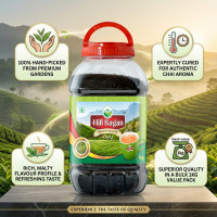Hill Bagan CTC Tea Premium blend of Assam CTC and Darjeeling Leaves Tea Blend Plastic Bottle 1kg