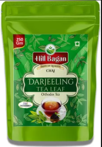 Hill Bagan Pure Darjeeling Orthodox Tea Leaf Black Tea Unflavoured Black Tea Pouch  (250 g)