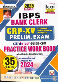 IBPS Bank Clerk CRP-XV Preliminary Exam 35 Sets Practice Work Book