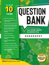 ICSE Question Bank Class 10 Geography 2025