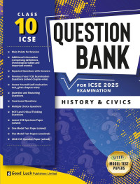 ICSE Question Bank Class 10 History and Civics 2025