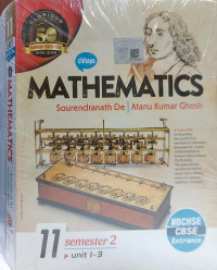 Mathematics by Sourendranath De Chhaya Prakashani