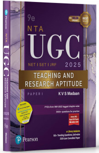 NTA UGC NET SET JRF Paper 1 Teaching and Research (9th Edition) 2025