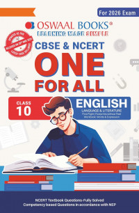 Oswaal CBSE & NCERT One for All Class 10 English Language & Literature