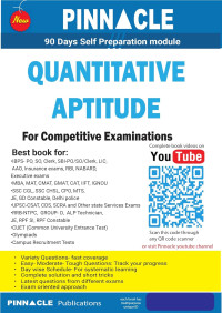Quantitative Aptitude For Competitive Examinations by Pinnacle publications
