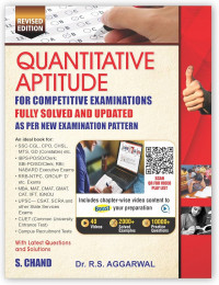 Quantitative Aptitude for Competitive Examinations (latest edition)