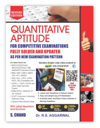 Quantitative Aptitude for Competitive Examinations New edition 2025