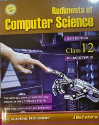 Rudiments Of Computer Science Class 12 Semester 3 By J Bhattacharya