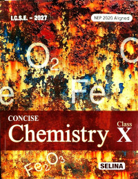 Selina ICSE Concise Chemistry For Class 10 By S P SINGH