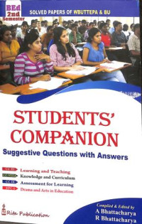 The Students Companion English version 2nd Semester B Ed Solved Papers