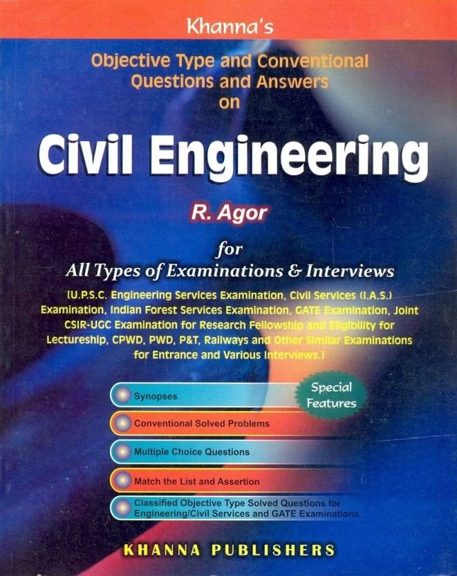 Civil Engineering - Objective Type and Conventional Questions and Answers