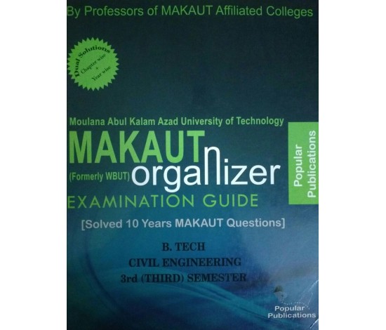Civil 3rd Semester MAKAUT Organizer 2024