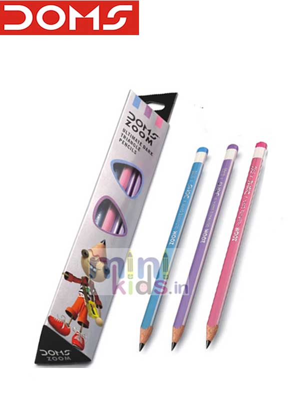 DOMS ZOOM ULTIMATE DARK TRIANGLE PENCILS